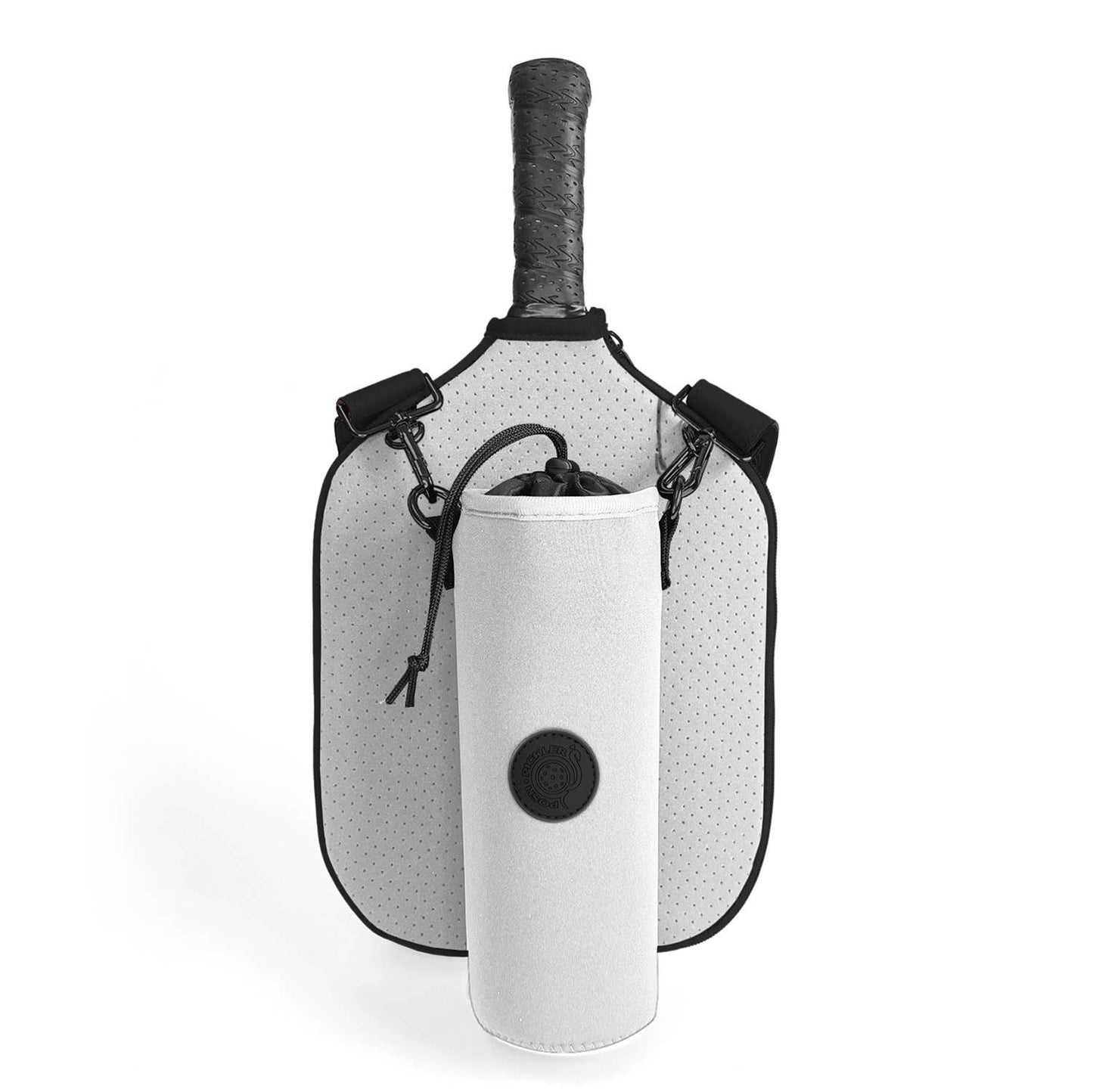 Drawstring Pickleball Water Bottle Holder- 2 color options