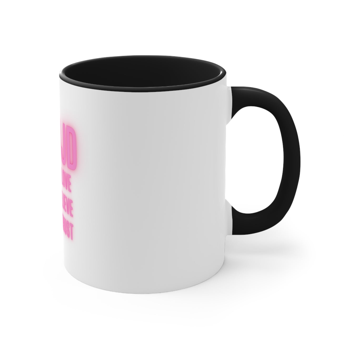 WWJD Accent Coffee Mug, 11oz