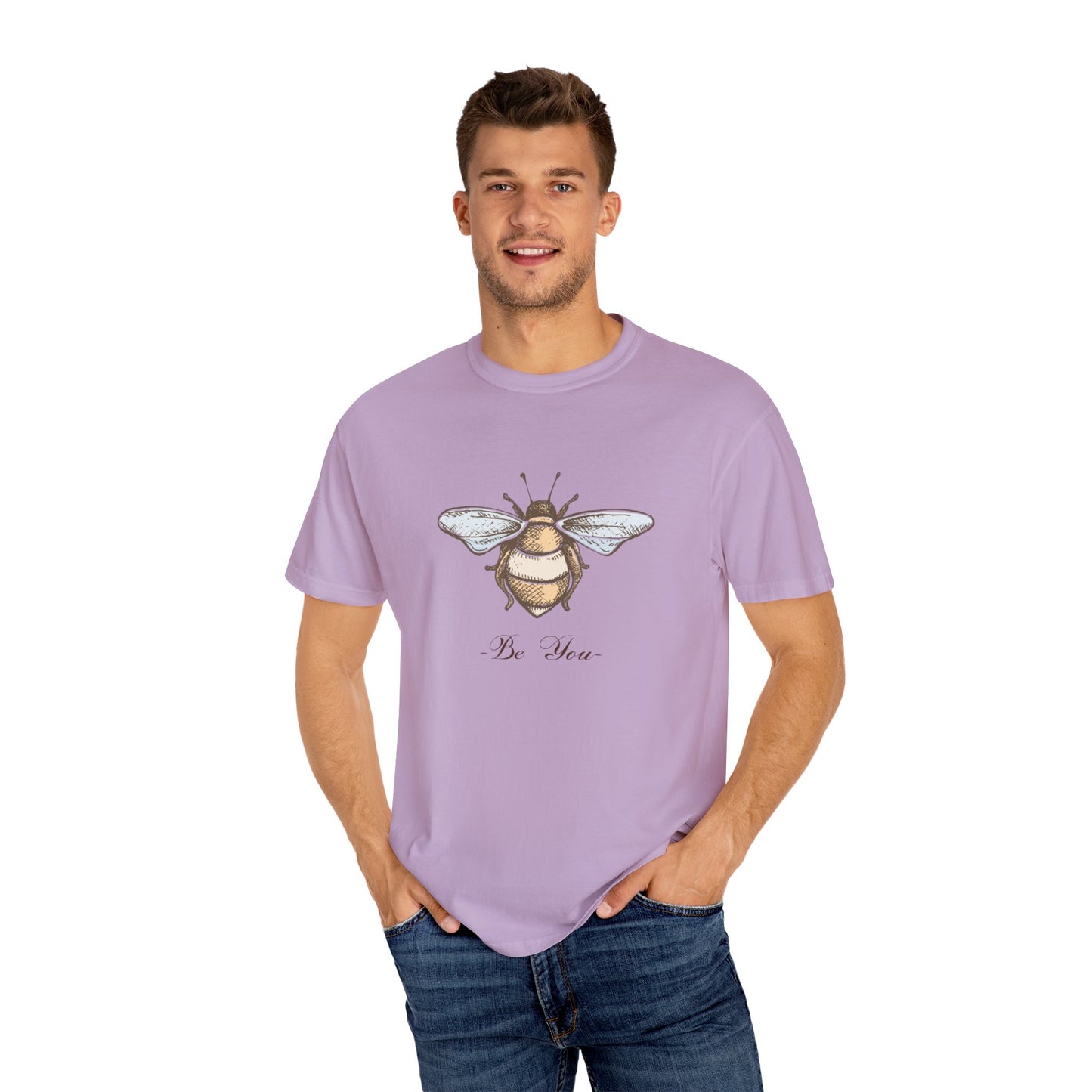 Bee, Bee You, Unisex Garment-Dyed T-shirt