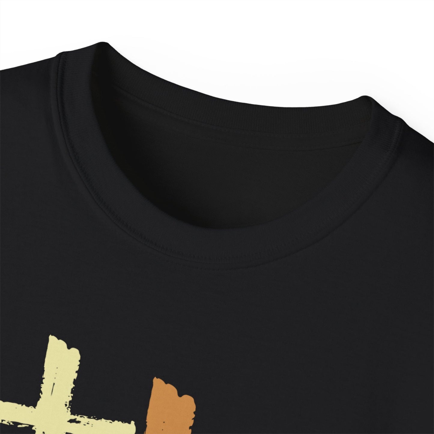 Christian, 3 Crosses, Religious Unisex Ultra Cotton Tee