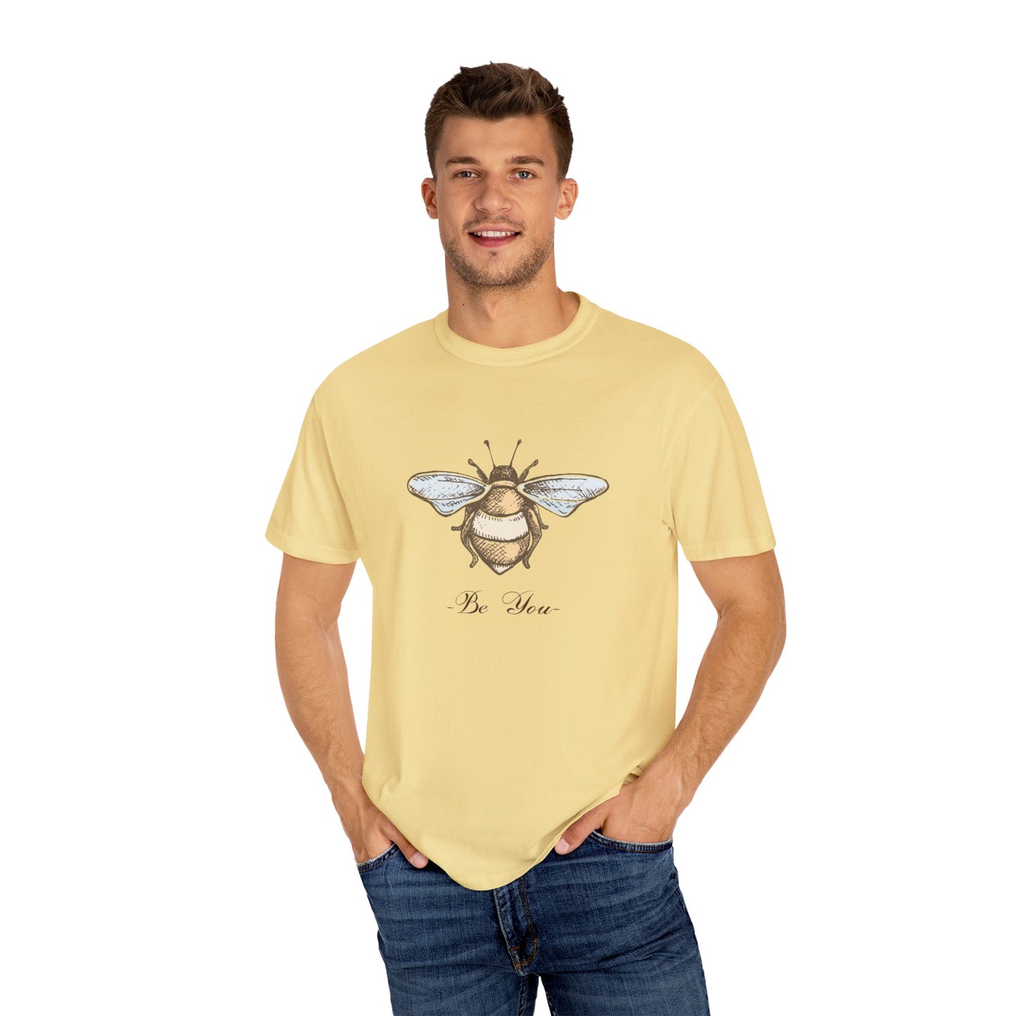 Bee, Bee You, Unisex Garment-Dyed T-shirt