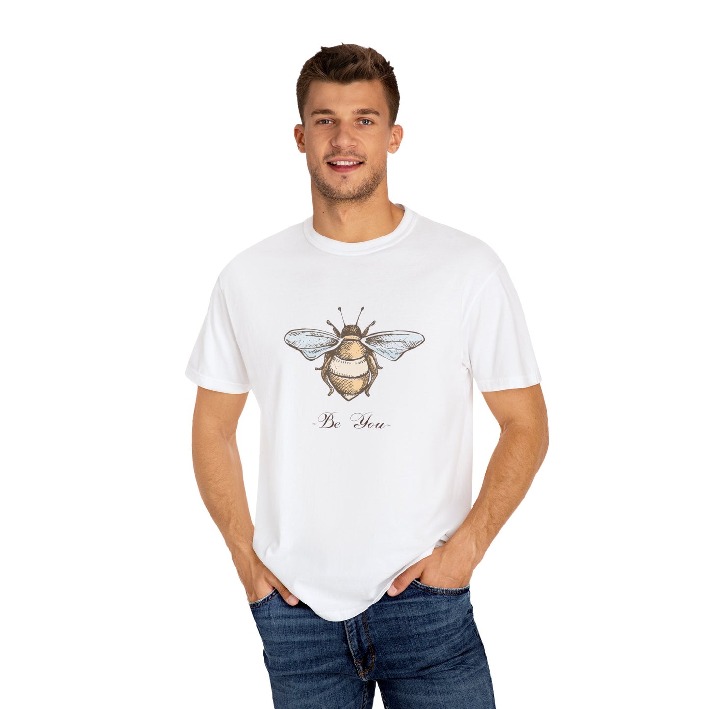 Bee, Bee You, Unisex Garment-Dyed T-shirt