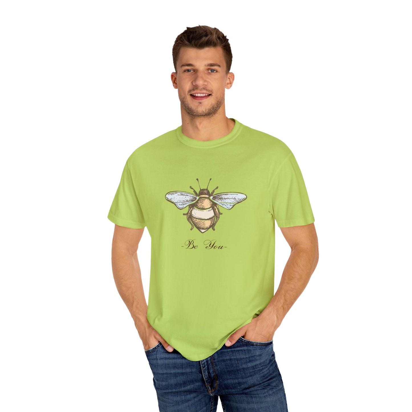 Bee, Bee You, Unisex Garment-Dyed T-shirt