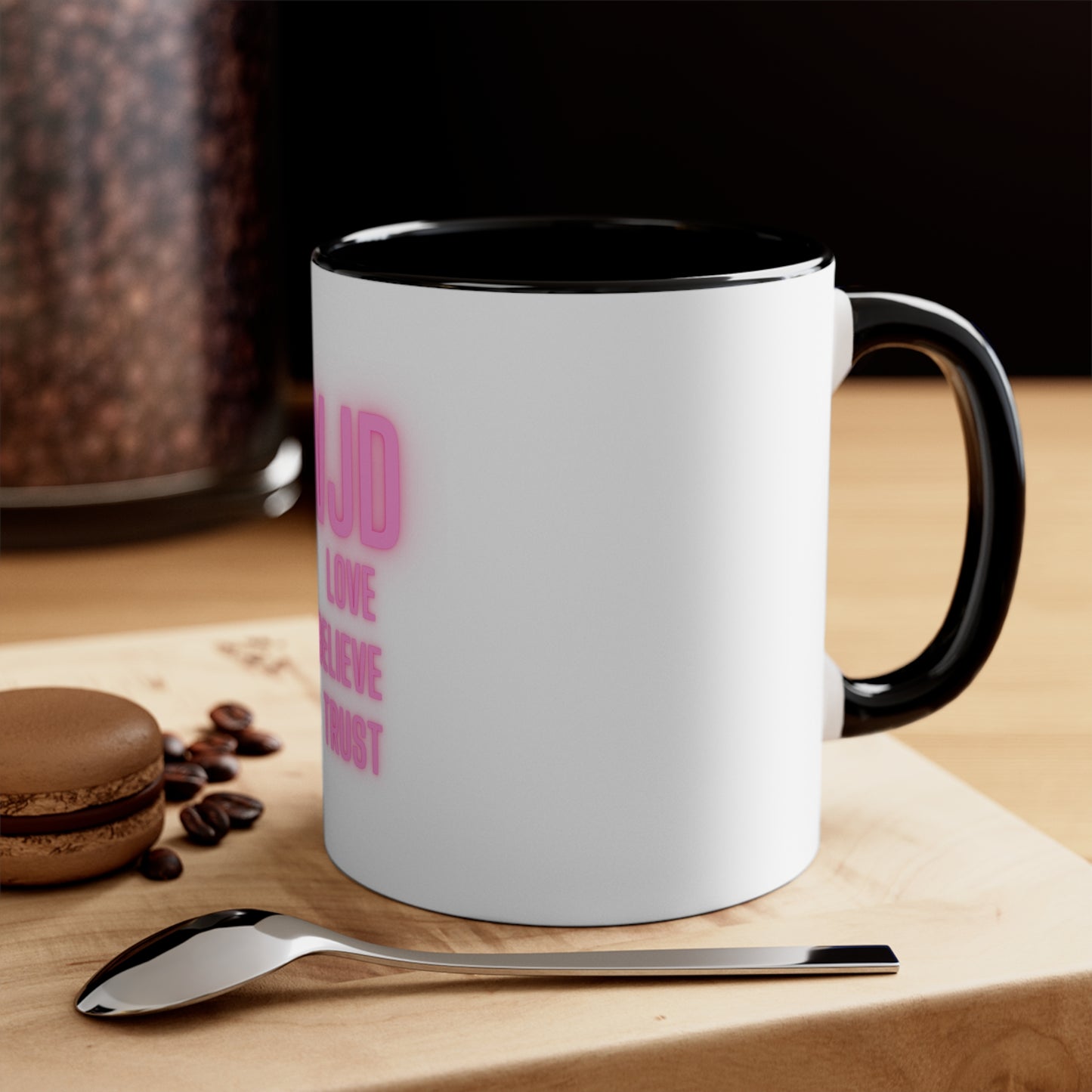 WWJD Accent Coffee Mug, 11oz