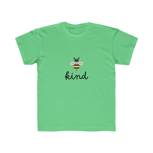 Kids Regular Fit Tee, Bee, Bee Kind, Spring, Big Kids, Boys and Girls