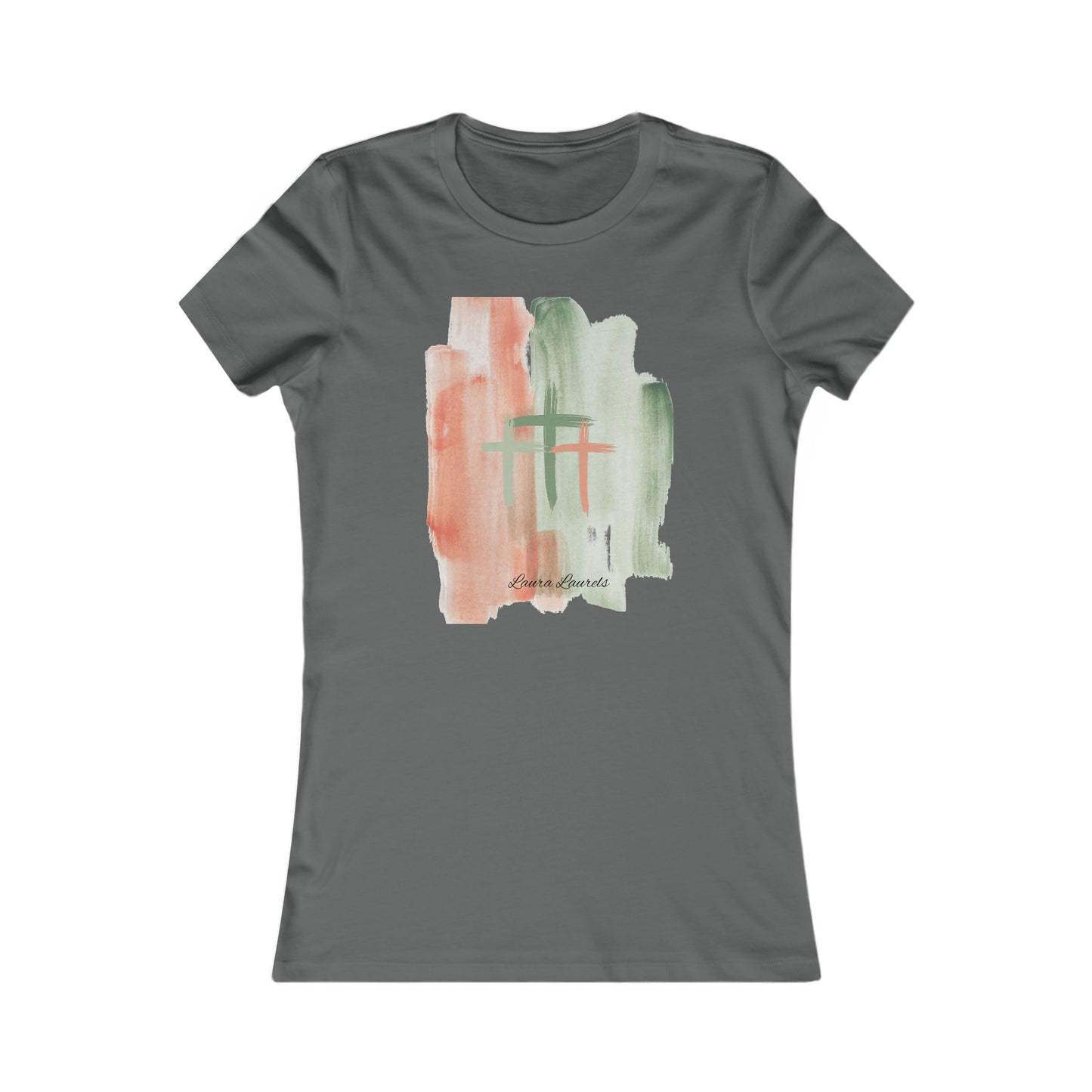 Boho, Christian,  3 Cross, Religious  Bella Women's Favorite Tee