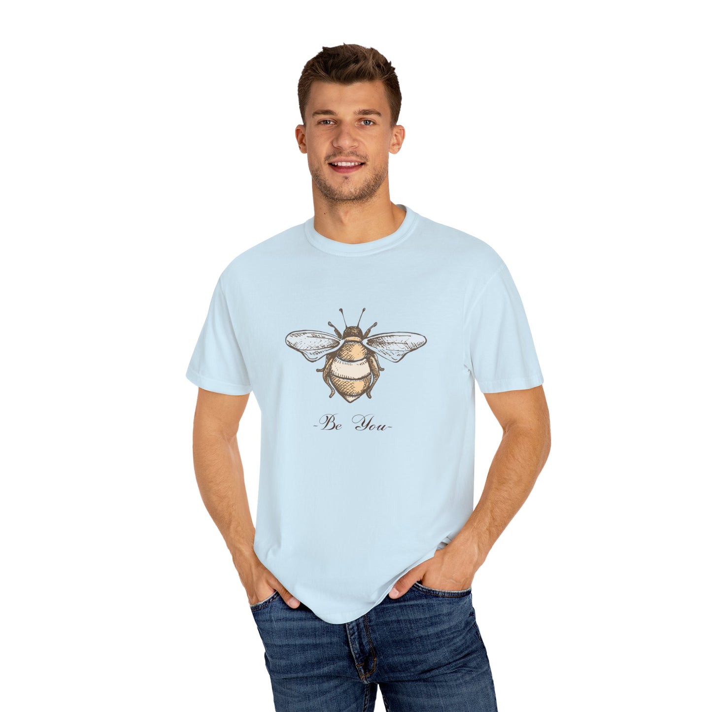 Bee, Bee You, Unisex Garment-Dyed T-shirt