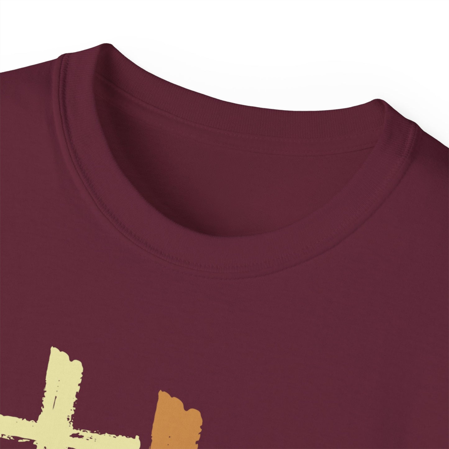 Christian, 3 Crosses, Religious Unisex Ultra Cotton Tee