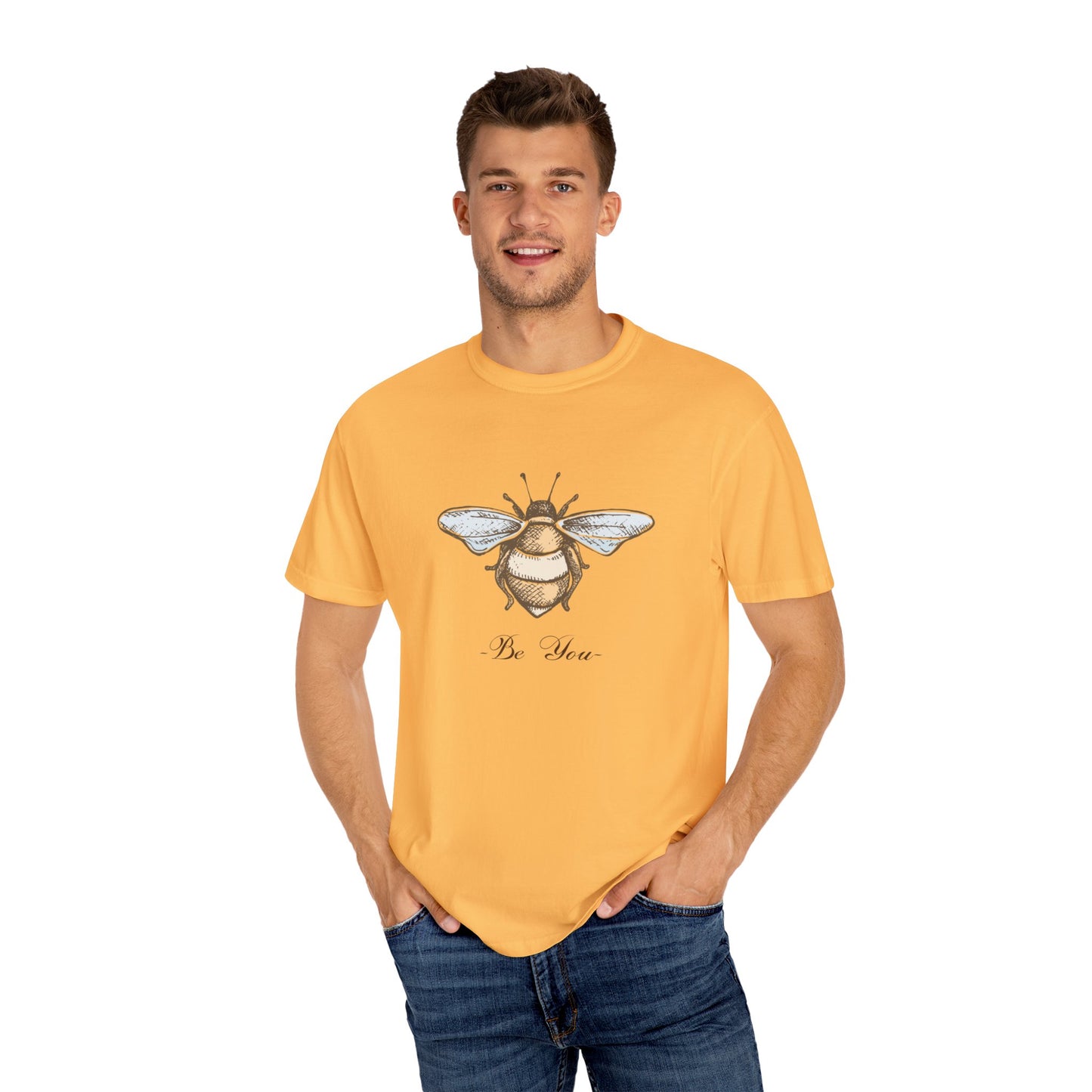 Bee, Bee You, Unisex Garment-Dyed T-shirt