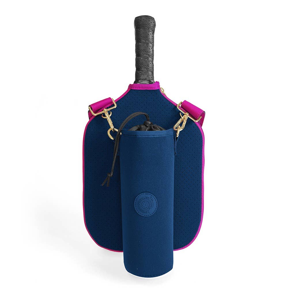 Drawstring Pickleball Water Bottle Holder- 2 color options