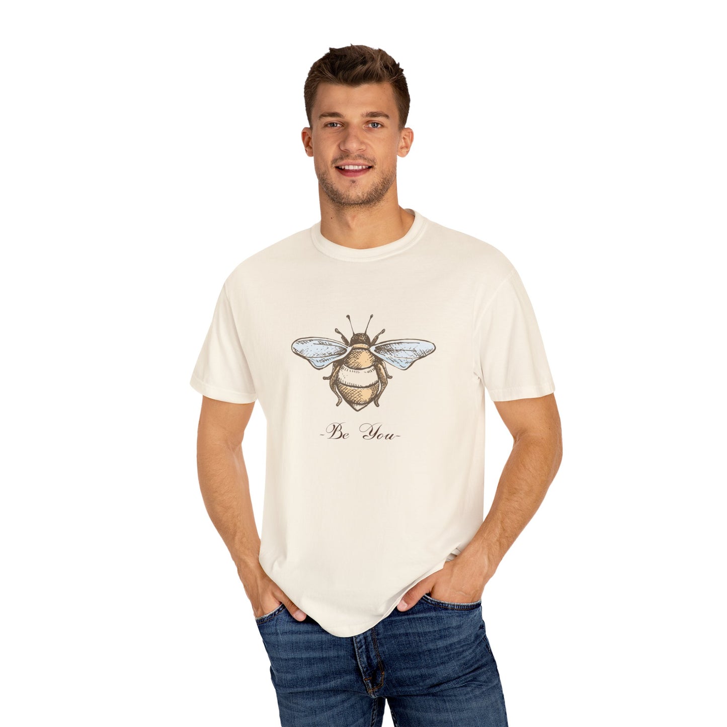 Bee, Bee You, Unisex Garment-Dyed T-shirt